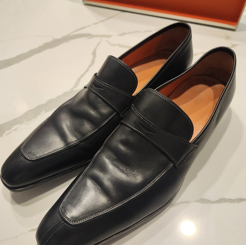 Santoni dress loafers